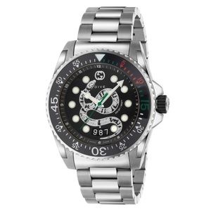 Men's Silver Dive Watch